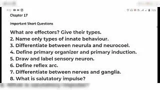 2nd Year Biology Guess Paper 2023 - Fsc Part 2 Biology Important Mcqs Short and Long Questions 2023