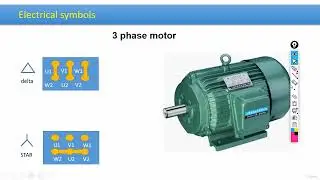 3-Phase Electric Motor: Electrical Symbols Explained