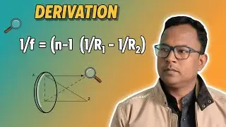 आसान Derivation | Physics Class 12Lens Maker Formula Explained 🔥 | Numericals + Tricks | Board Exam