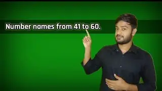Indian sign language Number names from 41 to 60.part - 3 #likes #comment #share #subscribemychannel 
