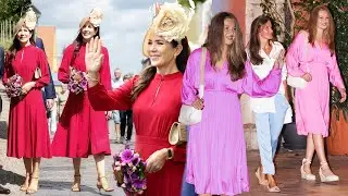 CROWN PRINCESS MARY EXUDED ELEGANCE IN BOLD RED AS PARTICIPATE CHRISTIANSFELD 250TH ANNIVERSARY