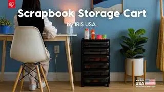 IRIS Scrapbook Storage Cart (SBC-356E)