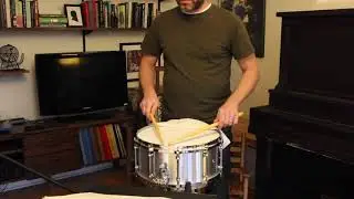 Etude No. 9 from Advanced Snare Drum Studies by Mitchel Peters