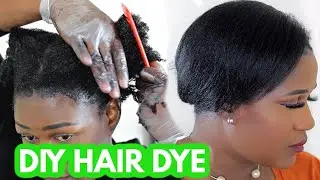 HOW TO SAFELY COLOUR NATURAL 4C HAIR AT HOME WITH ME |JANE NASHE