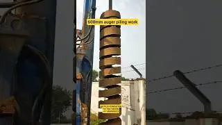 Tractor mounted auger piling work #excavator #shortsfeed #piling #trending #shorts #short #xcavator