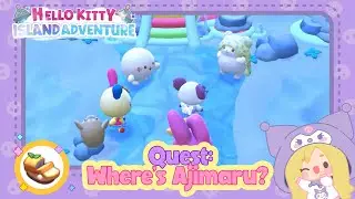 Unlocked Ajimaru as a companion. Hello Kitty Island Adventure #sanrio           