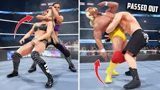 Все приёмы и болевые приёмы в WWE 2K23