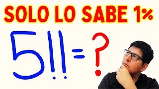 ¿Qué es el DOBLE FACTORIAL? El Truco que No Conocías