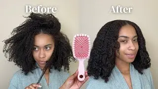 the only detangling routine you need | for matted & tangled type 3 & 4 hair