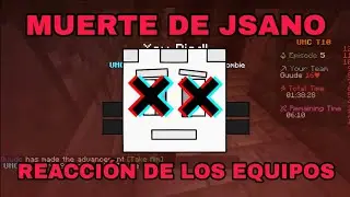 UHC Espa&ntilde;a X Mindcrack - MUERTE DE JSANO (Reacci&oacute;n de los equipos)
