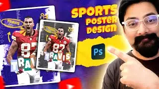 Sports Poster Design Like  @WINDYSTUDIO || @TaraashaGraphics || Photoshop Tutorial