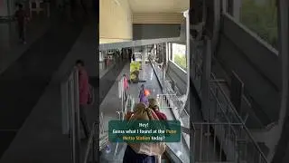 Grab & Go Station @PuneMetroRailProject  #nourishingfarms #grab&gostation #punemetrostation