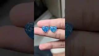 blue CVD #diamond pair