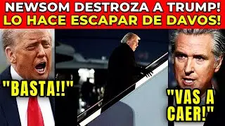 BOMBAZO! TRUMP RECIBE DURO GOLPE DE GAVIN NEWSOM EN DAVOS