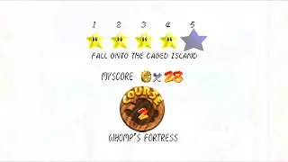 Whomp&rsquo;s Fortress Star 5: Fall onto the Caged Island