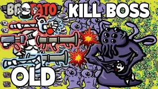 Old brotato gameplay 1-20 lvl KILL ALIEN BOSS! | Brotato  full game part 9