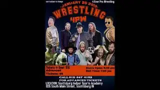 Roger Blade and Mad Dog Murphy vs Go-Go and Stray Cat 4PW Debut Show