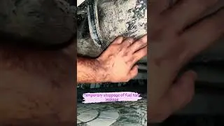 Fuel tank leakage ! Temporary solution / car tips#car #cars #instagram #reelsinstag#shorts