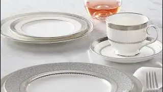 Noritake Bone China Premium Tableware Odessa Platinum 4875. Order Now at The Legend Noritake 👇