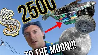 $2500 RC Car Jumped Massive at Skatepark!!!