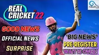 Real cricket 22 game consoles soon! sea now