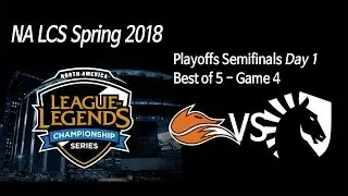 [ Echo Fox vs Team Liquid ] Game 4 - 2018 NA LCS Spring Semifinals Day 1 180401