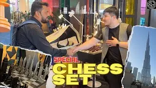 A UNIQUE Chess Set for something SPECIAL #dubai #dubaichess