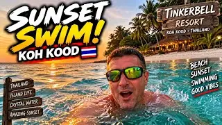 Закат на острове Ко Куд, Таиланд 🇹🇭 | Купание на пляже отеля Tinkerbell Resort