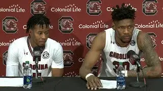 POSTGAME: Wesley Myers, Chris Silva on Vanderbilt &mdash; 1/6/18