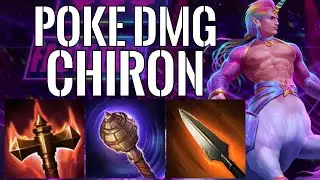 Shooting Missiles Across The Teamfight! Chiron Carry Gameplay (Smite Conquest)