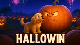 👻 Little Puppy  Makes a Friend ☺️ Kids Book Halloween | Read Aloud  Short Story#halloween #trending