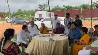 📞 7396744556 Guruvu Ramu Garu speech at  Ramky's Brindavanam Venture Site visit  Bharat Future City
