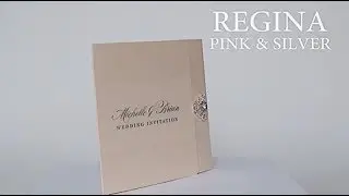 REGINA PINK & SILVER wedding invitations - Polina Perri