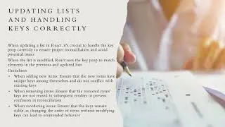 List and Key in React js