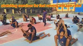 stretching exercises for fast running and pain relief