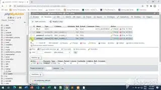 How to rename structure table database using phpMyAdmin