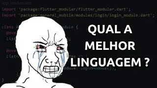 PROBLEMA EM ESCOLHER UMA LINGUAGEM PARA COMEÇAR