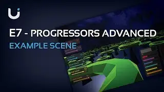 Example Scene 7 - Progressors Advanced - DoozyUI - UI Management System for Unity