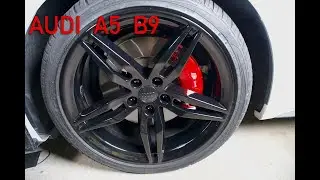 I Powder Coated My Stock Audi A5 B9 Sportline Rims & Calipers