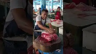 Perfect Tuna Cutting Techniques #fish #fishcutting #fishmarket #lokalmarket #fishing