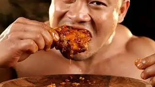🔥🐸 Spicy Roast Frogs Mukbang – Tender, Juicy, and Full of Flavor! 😋🌶️
