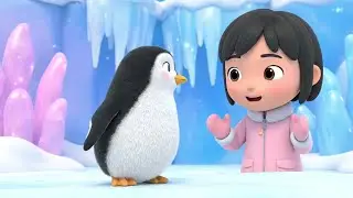 Shy Penguin Hid Behind the Snow Igloo 🐧 | Nursery Rhymes for Kids & Baby Songs