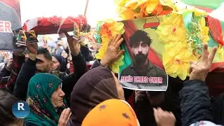روج آفا تودع شهيد جنوب كردستان أحمد عمر
