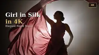 Girl in Silk in 4K | Elegant Night Mood | The Date Virtual