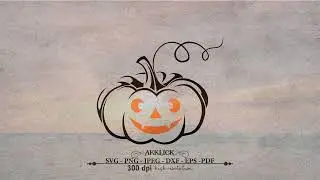 Swirly Pumpkin thanksgiving Svg, Pumpkin clipart