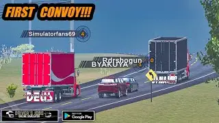First Multiplayer Convoy! | Driver's Jobs Online Simulator by Dynamic Games