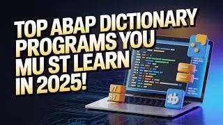 Top ABAP Dictionary Programs You MUST Learn in 2025!