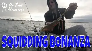 Kayak Squid Fishing | Awesome Session Perth W.A