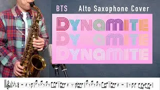 BTS (방탄소년단)「Dynamite」アルトサックスで吹いてみた！（Sax Cover）