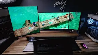 I Added a SQUARE Monitor to my setup! | LG Dual Up